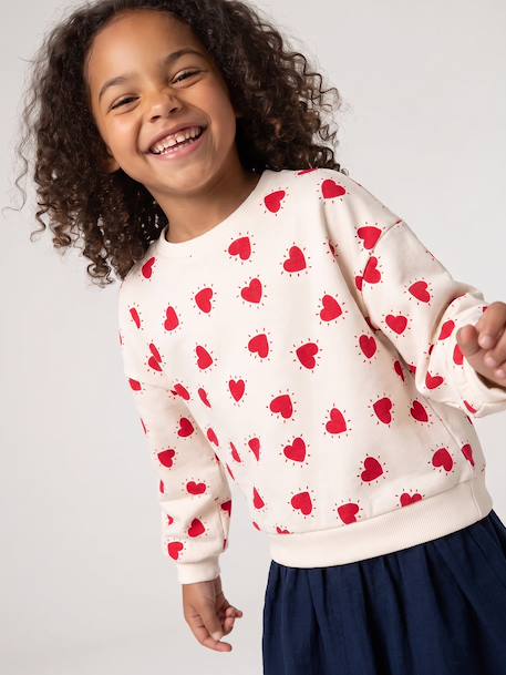 2-in-1-Effect Dress in Dual Fabric anthracite+navy blue+red 