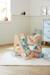 Wooden Walker with Brakes - Wood FSC® Certified caramel+rose+WHITE MEDIUM SOLID WITH DESIGN+wood 