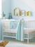 Set of 3 House-Shaped Shelves aqua green+Light Blue+Pink 