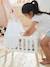 Wooden Bed with Legs for Dolls - FSC®100% Certified Wood/White 