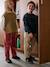 Barrel trousers for girls old rose 
