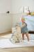 Wooden Walker with Brakes - Wood FSC® Certified caramel+rose+WHITE MEDIUM SOLID WITH DESIGN+wood 