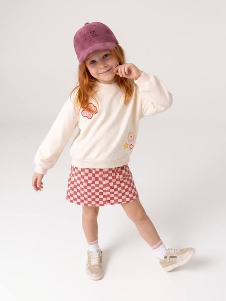 The Sweatshirt for girls ecru 
