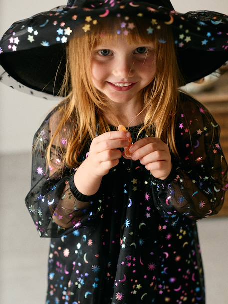 Halloween witch costume black 