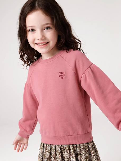 Dual Fabric Dress for Girls anthracite+ecru+mauve+sage green 