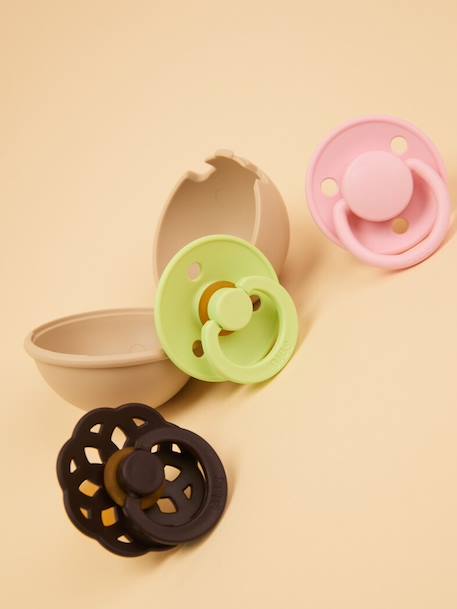 Mini dummy case BIBS beige+ecru+sage green 