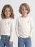 Long-sleeved T-shirt by PETIT BATEAU white 