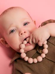 -Beaded teething ring BIBS
