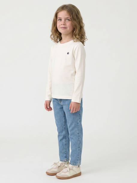 Long-sleeved T-shirt by PETIT BATEAU white 