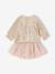 Skirt and top set for baby girls rose 