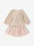 Skirt and top set for baby girls rose 