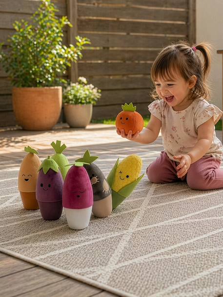 Vegetable bowling set by LITTLE BIG FRIENDS multicoloured 