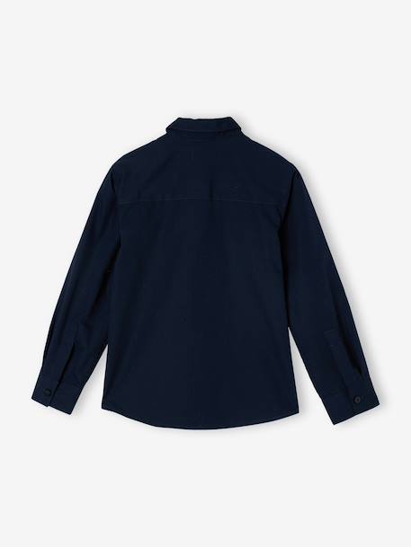 Long-sleeved shirt for boys navy blue 
