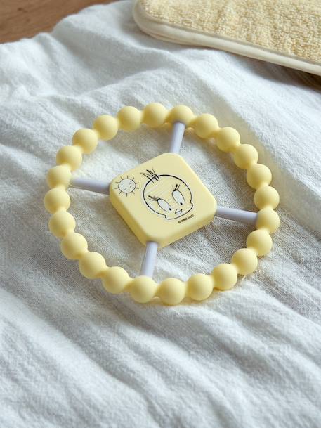 Tweety teething ring LOONEY TUNES pastel yellow 