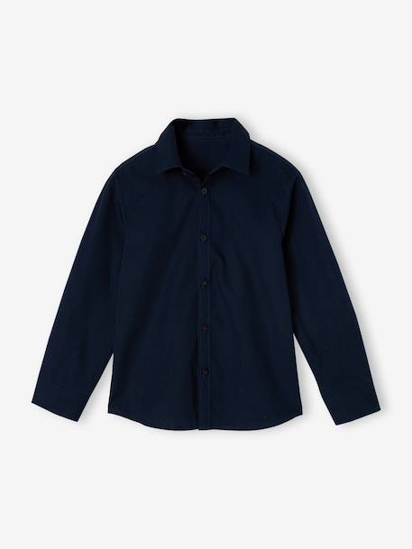 Long-sleeved shirt for boys navy blue 