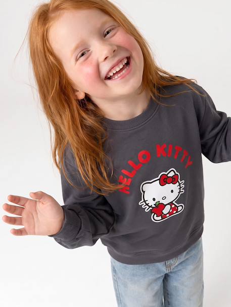 Hello Kitty sweatshirt for girls grey blue 