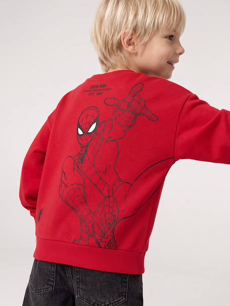 Sweatshirt for boys by Spider-Man red 