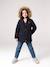 3-in-1 Parka with Hood for Girls black+GREEN DARK SOLID+khaki+PURPLE MEDIUM SOLID+sage 