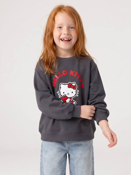 Hello Kitty sweatshirt for girls grey blue 