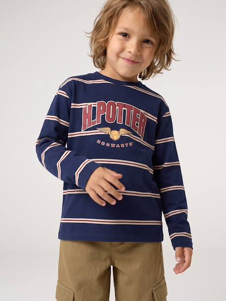 Harry Potter long-sleeved T-shirt for boys navy blue 