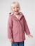 Raincoat with Sherpa Lining for Girls anthracite+green+indigo+mauve+multicoloured 