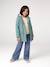 Raincoat with Sherpa Lining for Girls anthracite+green+indigo+mauve+multicoloured 