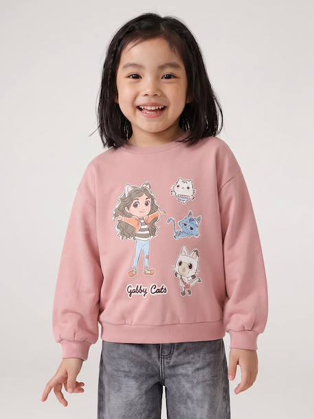 Gabby sweatshirt for girls mauve 
