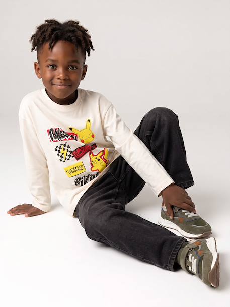 Long-sleeved T-shirt Pokémon for boys ecru 