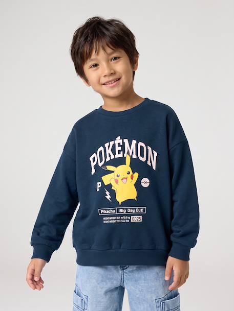 Sweatshirt Pokémon  for boys night blue 