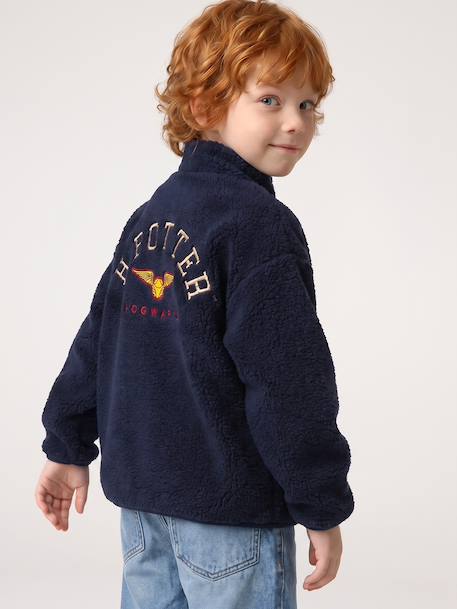 Zip-up Harry Potter jacket for boys navy blue 