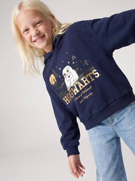 Harry Potter hoodie for girls navy blue 