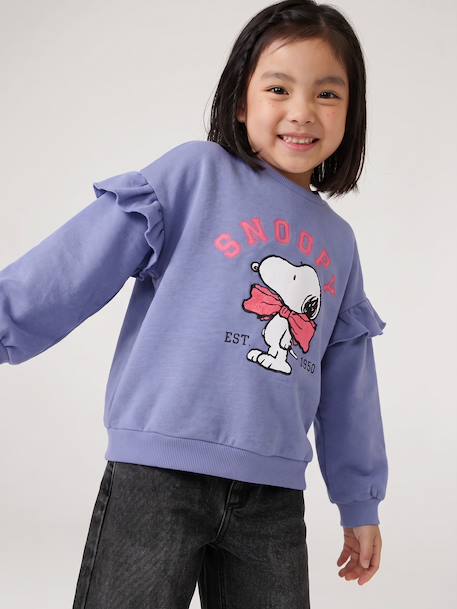 Snoopy sweatshirt for girls chambray blue 