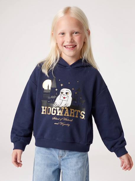 Harry Potter hoodie for girls navy blue 