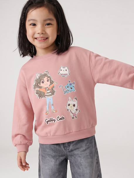 Gabby sweatshirt for girls mauve 