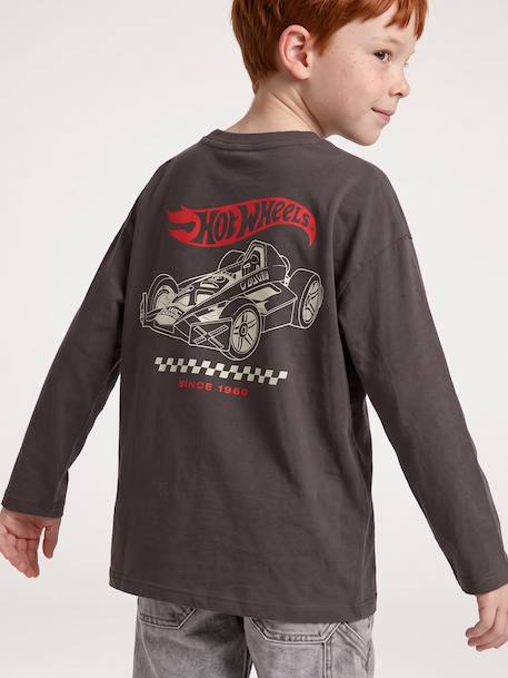 Long-sleeved Hot Wheels T-shirt for boys grey 