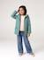 Raincoat with Sherpa Lining for Girls anthracite+green+indigo+mauve+multicoloured 