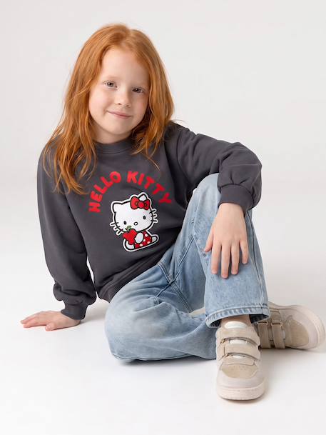 Hello Kitty sweatshirt for girls grey blue 
