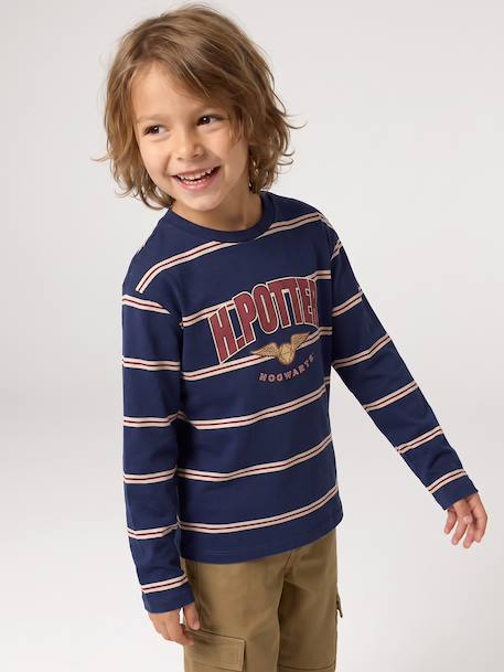 Harry Potter long-sleeved T-shirt for boys navy blue 