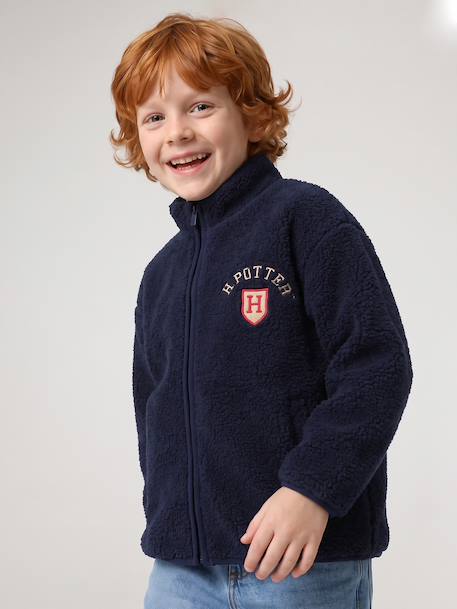 Zip-up Harry Potter jacket for boys navy blue 