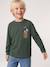 Long-sleeved Mickey T-shirt for boys green 