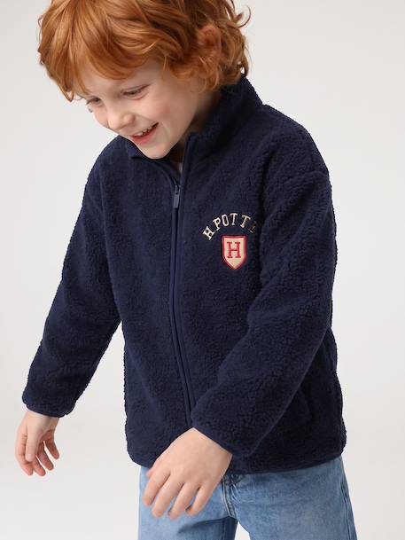 Zip-up Harry Potter jacket for boys navy blue 