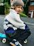 Sherpa jacket with long sleeves and zip fastening for boys ecru 