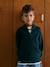 High neck jumper for boys marl blue 