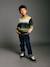 Round-neck jumper for boys ecru 