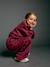Sweatshirt and joggers set for girls plum 