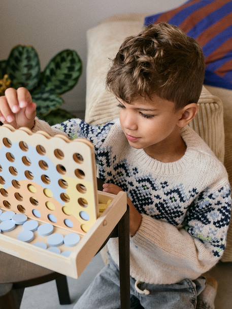 FSC® 100% wooden connect 4 game wood 