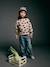 Round-neck sweatshirt for girls ecru+ivory+pale pink+taupe 
