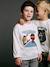 Long-sleeved T-shirt for boys sage green+white 
