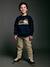 Crew neck sweatshirt for boys navy blue 
