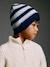 3-piece hat, snood and mittens set for boys marl white 